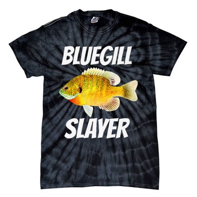 Funny Bluegill Slayer Fishing Tie-Dye T-Shirt