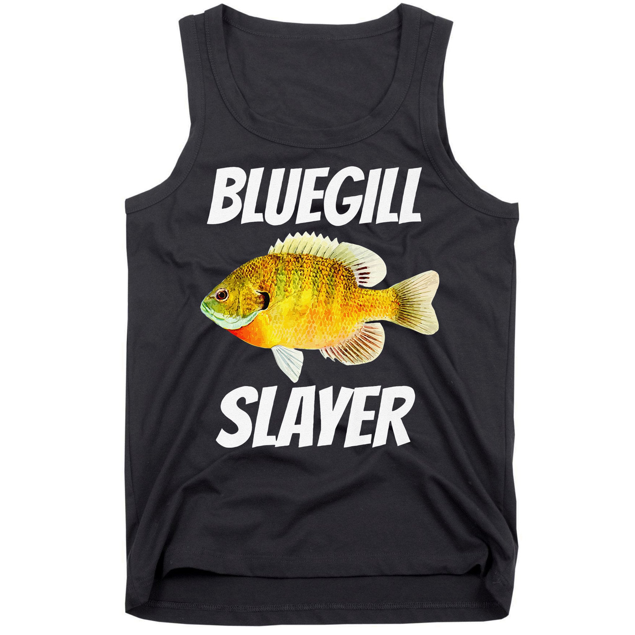 Funny Bluegill Slayer Fishing Tank Top