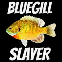 Funny Bluegill Slayer Fishing Zip Tote Bag