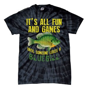 Funny Bluegill Sunfish Fishing Graphic Freshwater Fish Gift Tie-Dye T-Shirt