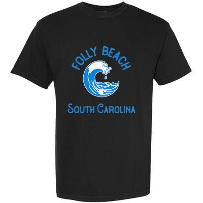 Folly Beach South Carolina Garment-Dyed Heavyweight T-Shirt