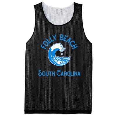 Folly Beach South Carolina Mesh Reversible Basketball Jersey Tank