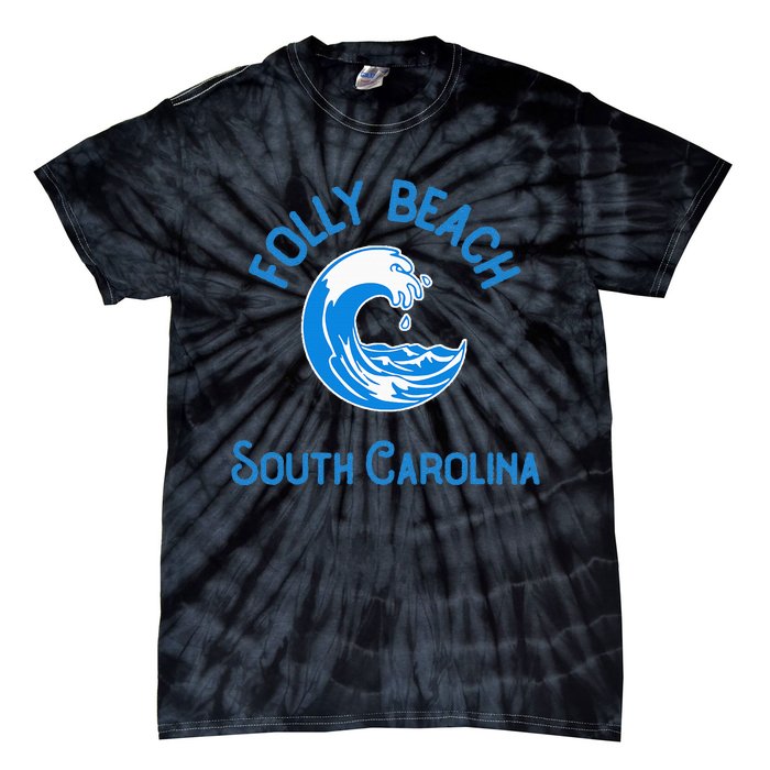 Folly Beach South Carolina Tie-Dye T-Shirt