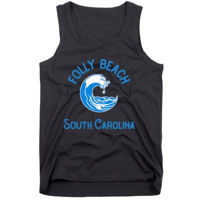 Folly Beach South Carolina Tank Top