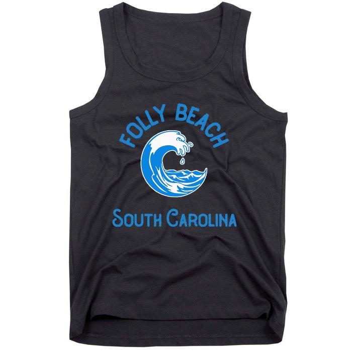 Folly Beach South Carolina Tank Top