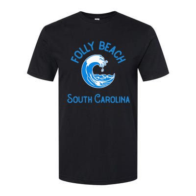 Folly Beach South Carolina Softstyle CVC T-Shirt