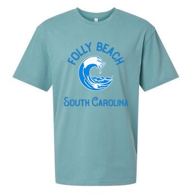 Folly Beach South Carolina Sueded Cloud Jersey T-Shirt