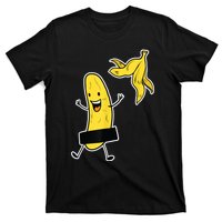 Funny Banana Striptease Cartoon Party Sweet Fun Outfit T-Shirt