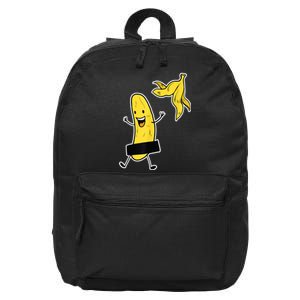 Funny Banana Striptease Cartoon Party Sweet Fun Outfit 16 in Basic Backpack