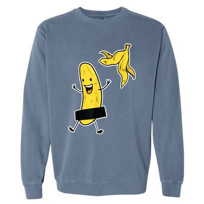 Funny Banana Striptease Cartoon Party Sweet Fun Outfit Garment-Dyed Sweatshirt