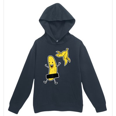 Funny Banana Striptease Cartoon Party Sweet Fun Outfit Urban Pullover Hoodie