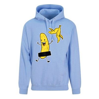 Funny Banana Striptease Cartoon Party Sweet Fun Outfit Unisex Surf Hoodie