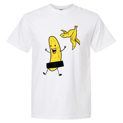 Funny Banana Striptease Cartoon Party Sweet Fun Outfit Garment-Dyed Heavyweight T-Shirt