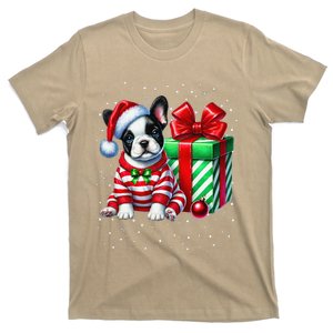 French Bulldog Santa Hat Christmas Pajamas T-Shirt