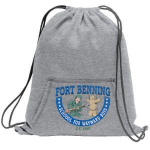 Fort Benning School For Wayward Boys, Retro Looklights Sweatshirt Cinch Pack Bag