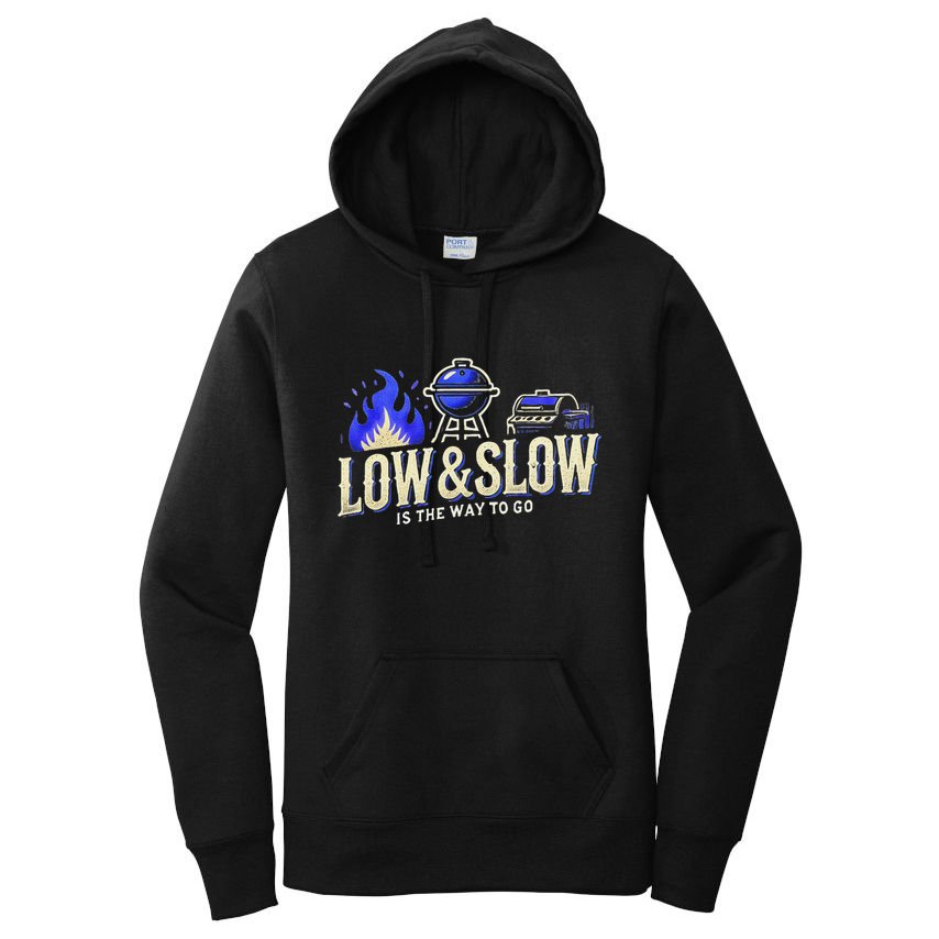 Funny Bbq Smoker Meat Smoking Tools Grilling Barbecue Women's Pullover Hoodie
