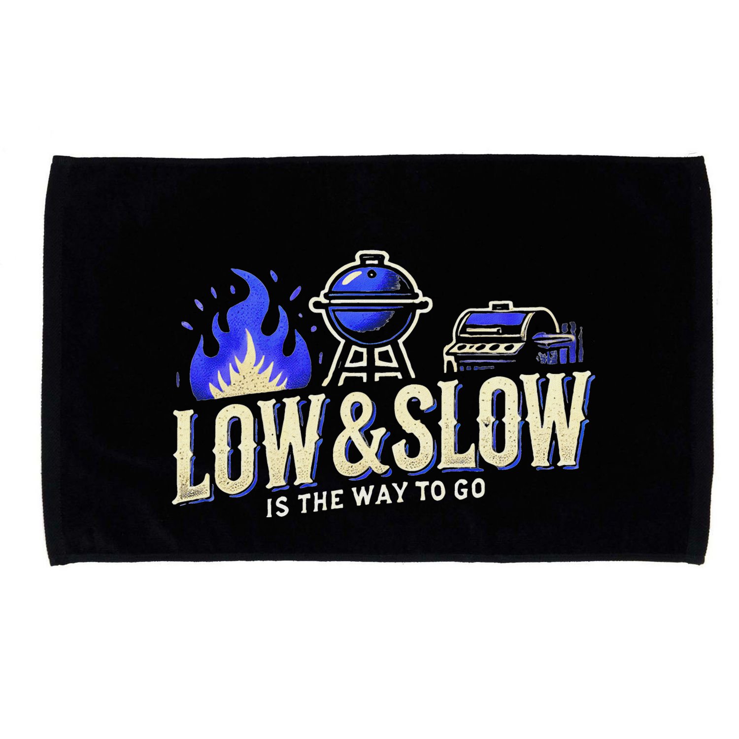 Funny Bbq Smoker Meat Smoking Tools Grilling Barbecue Microfiber Hand Towel