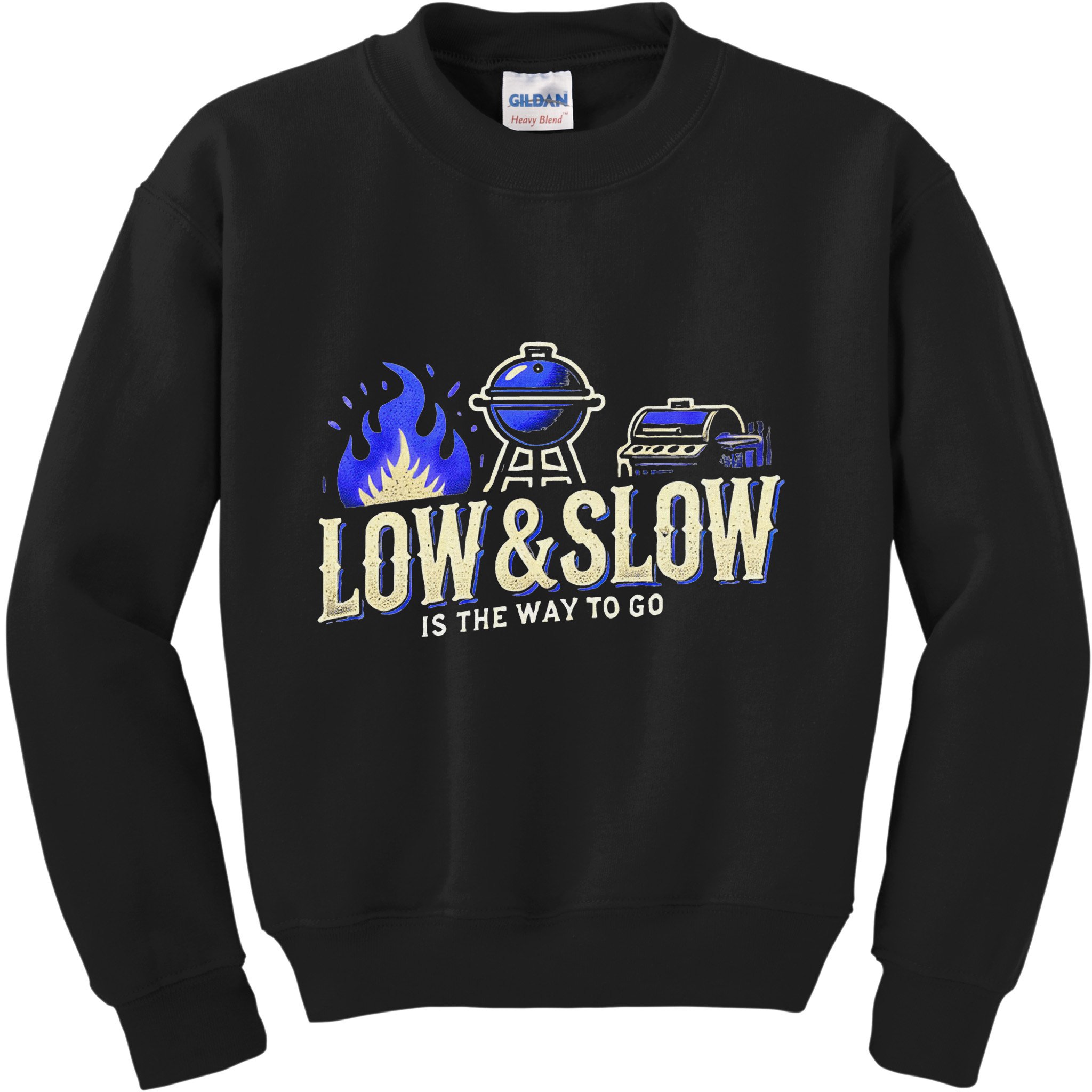 Funny Bbq Smoker Meat Smoking Tools Grilling Barbecue Kids Sweatshirt