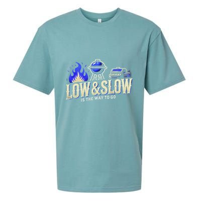 Funny Bbq Smoker Meat Smoking Tools Grilling Barbecue Sueded Cloud Jersey T-Shirt