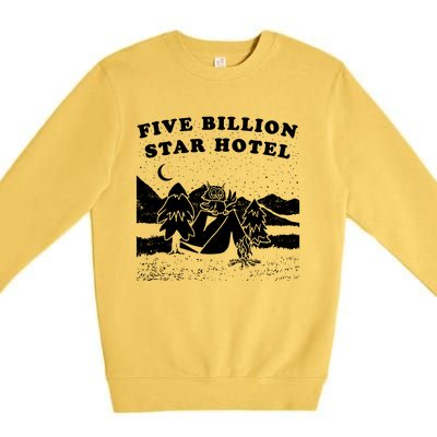 Five Billion Star Hotel Camping Premium Crewneck Sweatshirt