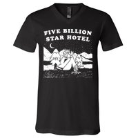 Five Billion Star Hotel Camping V-Neck T-Shirt