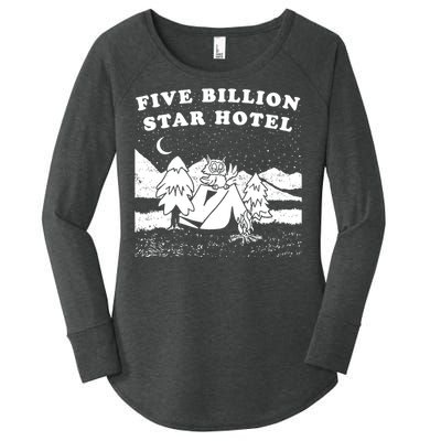 Five Billion Star Hotel Camping Women's Perfect Tri Tunic Long Sleeve Shirt