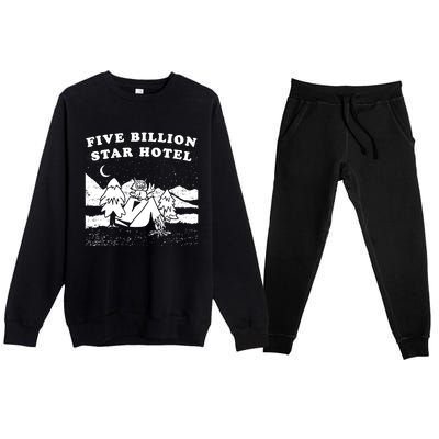 Five Billion Star Hotel Camping Premium Crewneck Sweatsuit Set