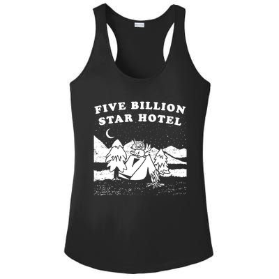 Five Billion Star Hotel Camping Ladies PosiCharge Competitor Racerback Tank