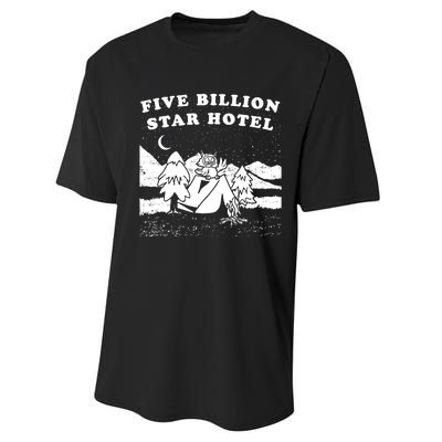 Five Billion Star Hotel Camping Performance Sprint T-Shirt