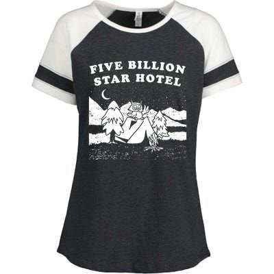 Five Billion Star Hotel Camping Enza Ladies Jersey Colorblock Tee