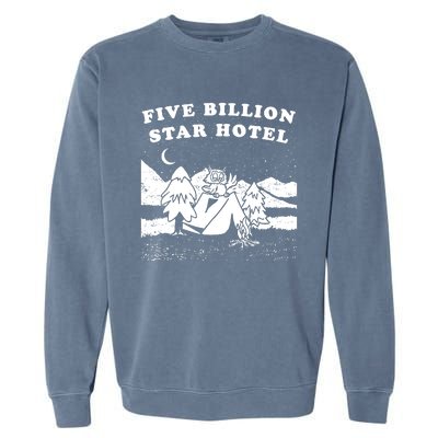 Five Billion Star Hotel Camping Garment-Dyed Sweatshirt