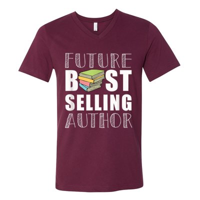 Future Best Selling Author V-Neck T-Shirt