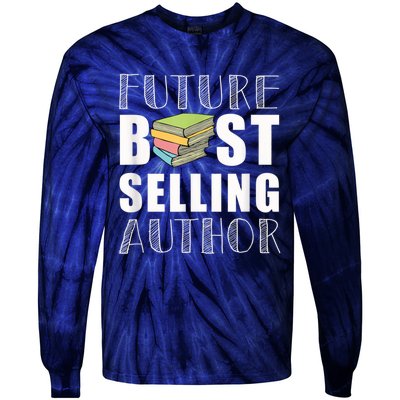 Future Best Selling Author Tie-Dye Long Sleeve Shirt