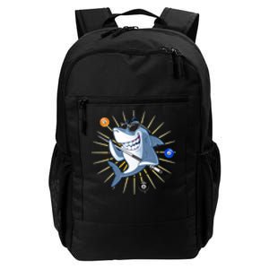 Funny Billiards Shark Billiards Dad Gift For Father’s Day Daily Commute Backpack