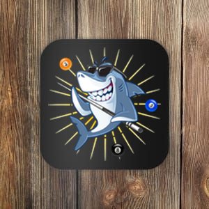 Funny Billiards Shark Billiards Dad Gift For Father’s Day Coaster