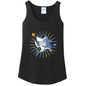 Funny Billiards Shark Billiards Dad Gift For Father’s Day Ladies Essential Tank