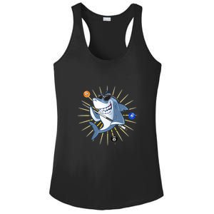 Funny Billiards Shark Billiards Dad Gift For Father’s Day Ladies PosiCharge Competitor Racerback Tank