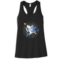 Funny Billiards Shark Billiards Dad Gift For Father’s Day Women's Racerback Tank