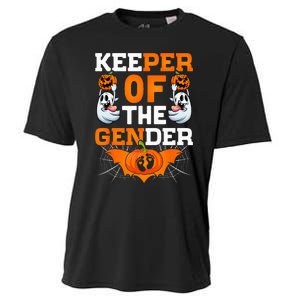 Funny Boo Secret Keeper Of The Gender Reveal Halloween Party Cooling Performance Crew T-Shirt