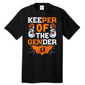 Funny Boo Secret Keeper Of The Gender Reveal Halloween Party Tall T-Shirt