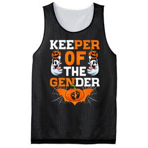 Funny Boo Secret Keeper Of The Gender Reveal Halloween Party Mesh Reversible Basketball Jersey Tank