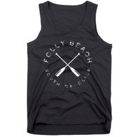 Folly Beach South Carolina Vintage Tank Top