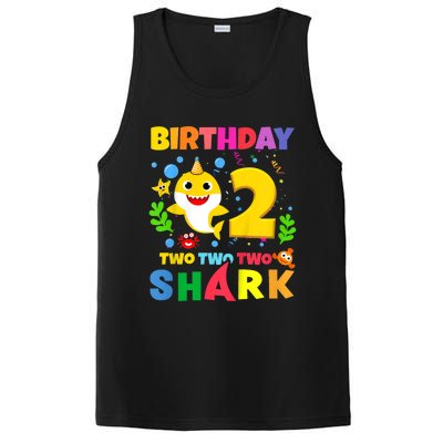 Funny Baby Shark 2nd Birthday Boy Girl Two 2 Year Old Gift 1 PosiCharge Competitor Tank