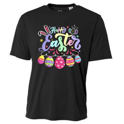 funnt Bunny Spring Easter Egg Hunt Easter Cooling Performance Crew T-Shirt