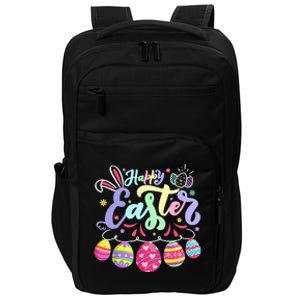 funnt Bunny Spring Easter Egg Hunt Easter Impact Tech Backpack