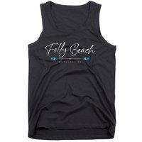 Folly Beach South Carolina Sc Oars Graphic Tank Top