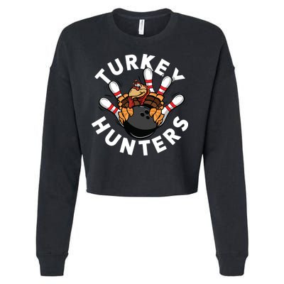 Funny Bowling Shirts For Turkey Hunters Cropped Pullover Crew