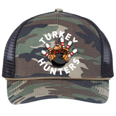 Funny Bowling Shirts For Turkey Hunters Retro Rope Trucker Hat Cap