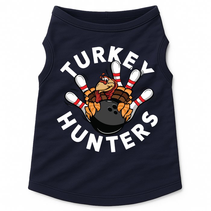 Funny Bowling Shirts For Turkey Hunters Doggie Tank
