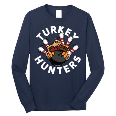 Funny Bowling Shirts For Turkey Hunters Long Sleeve Shirt